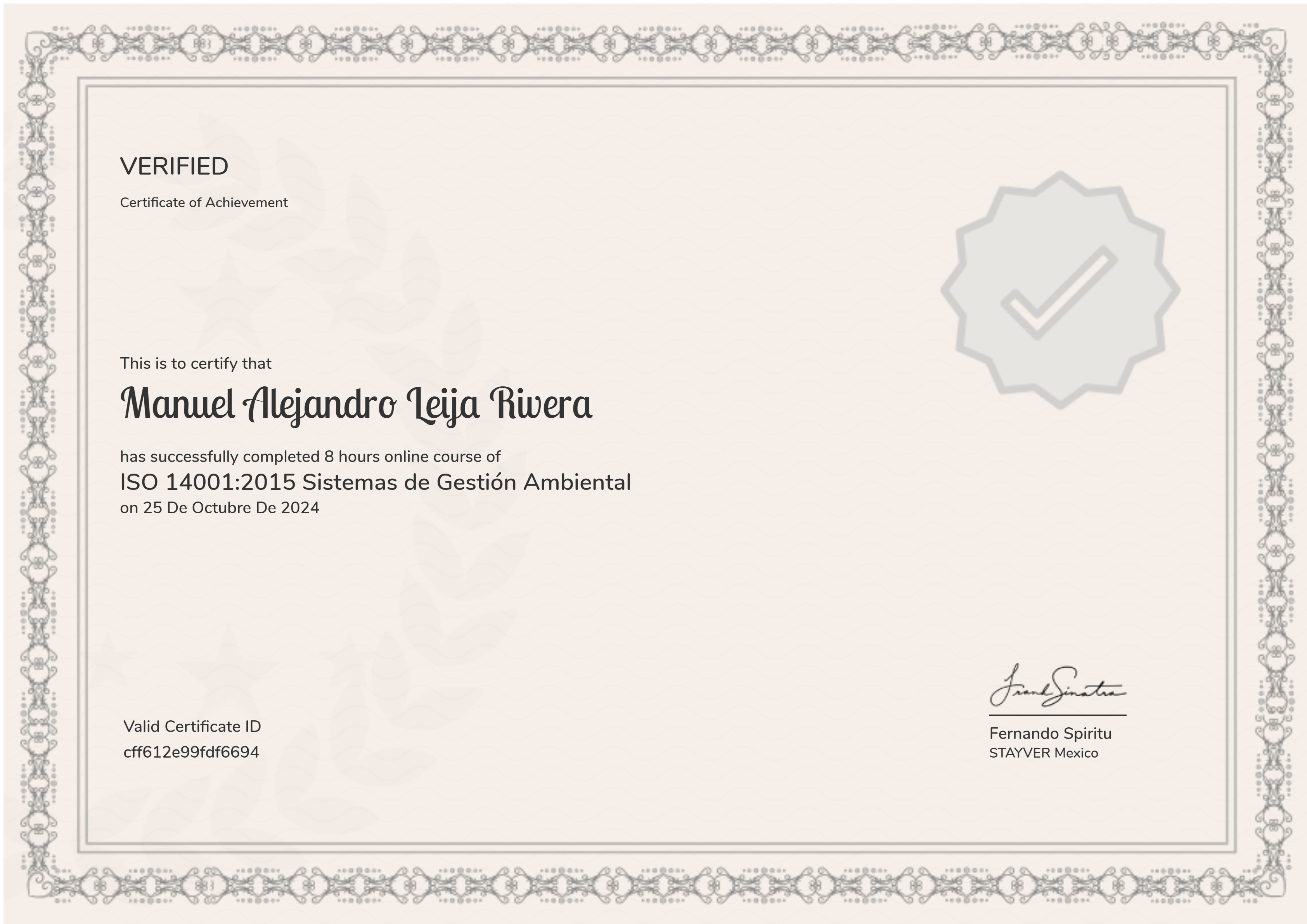 ISO 14001:2015 Sistemas de Gestión Ambiental